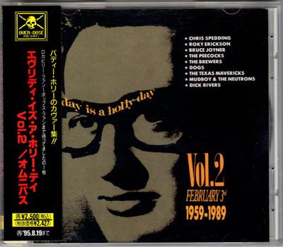 CD VARIOUS - Everyday Is A Holly Day Vol.2 Febru CECC00574 Over-Dose Prese 1993 Japan Rock Gebraucht