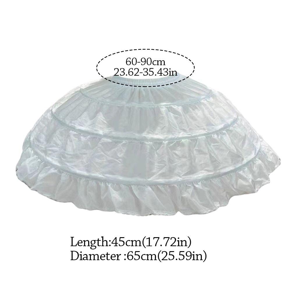 JK Petticoat 45cm Crinoline Skirt Fashion Flower Dress Accessories