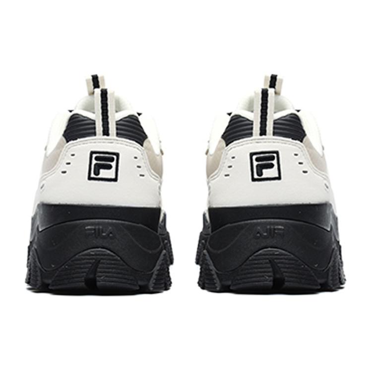 Fila HIKE Textile, Synthetic Leather Cushioning Slip Resistant Abrasion Resistant Low Top Chunky Sneakers Women's F12W144132FWA