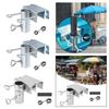 Patio Umbrella Clamp Easily to Install Deck Mount Umbrella Stand Multiuse for Beach Seat Courtyard Landscape Fence Patio Boats