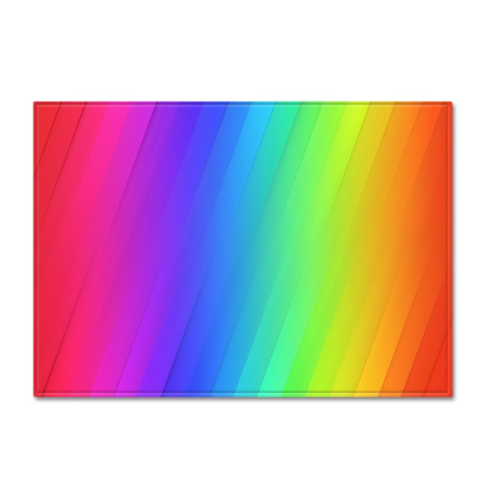 

Gradual Change Large Carpet Feather Wind Bedroom Floor Mat 80*120cm