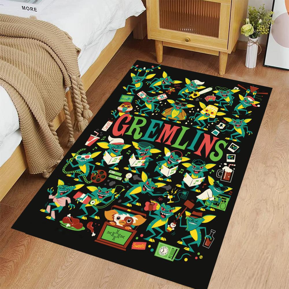 Gremlins Floor Rug Office Rug Perfect For Bedrooms Decorate Room Entryway Study Room Antislip Carpet Decorate Offices