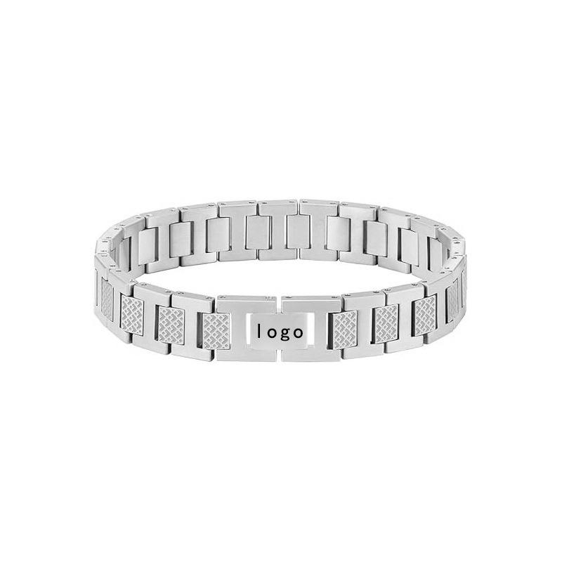 Stainless Steel Black 316L Magnetic Biological Enamel Skin Bracelet
