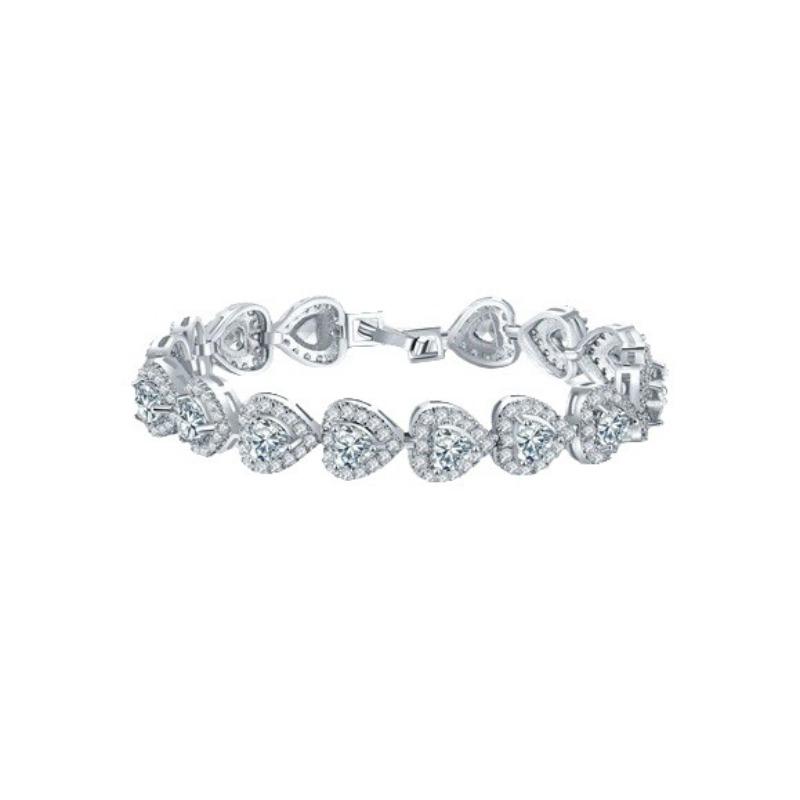 Classic heart-shaped bracelet, simple and fashionable, exquisite bracelet