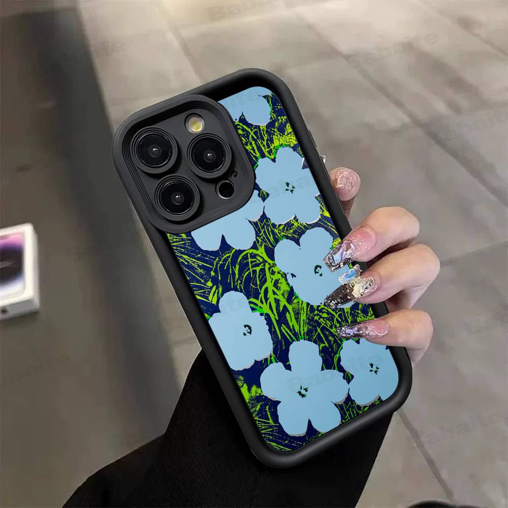 Andy Warhol Art Phone Case For IPhone 17 16 15 14 13 12 11 Pro Max Mini Plus Soft TPU Back Cover