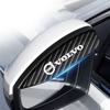 2 szt. Włókno węglowe Osłona przeciwdeszczowa na lusterko wsteczne samochodu Wzór brwi dla XC60 V50 V40 XC90 S60 S40 S80l V90 V60 EX90 S90 XC40