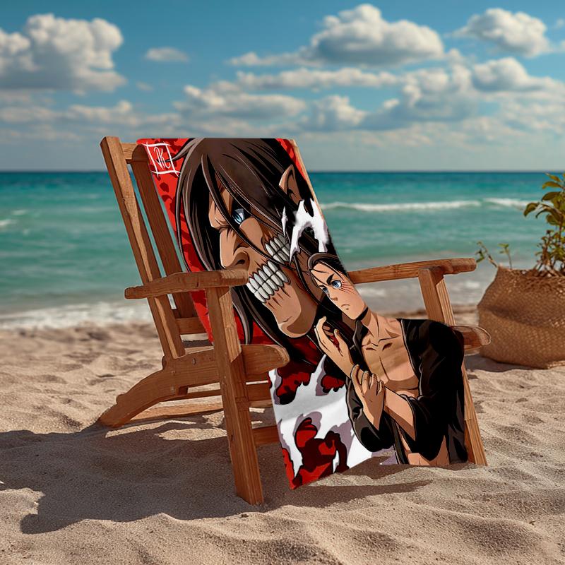Eren Fashion Beach Towel: Ideal for Summer Adventures Soft, absorbent and quick drying suitable for swimming and bathing