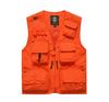 Men's Multi-Pocket Outdoor Fishing Photography Vest, V-Neck Sleeveless Plus Size Workwear 7898 Thin Design