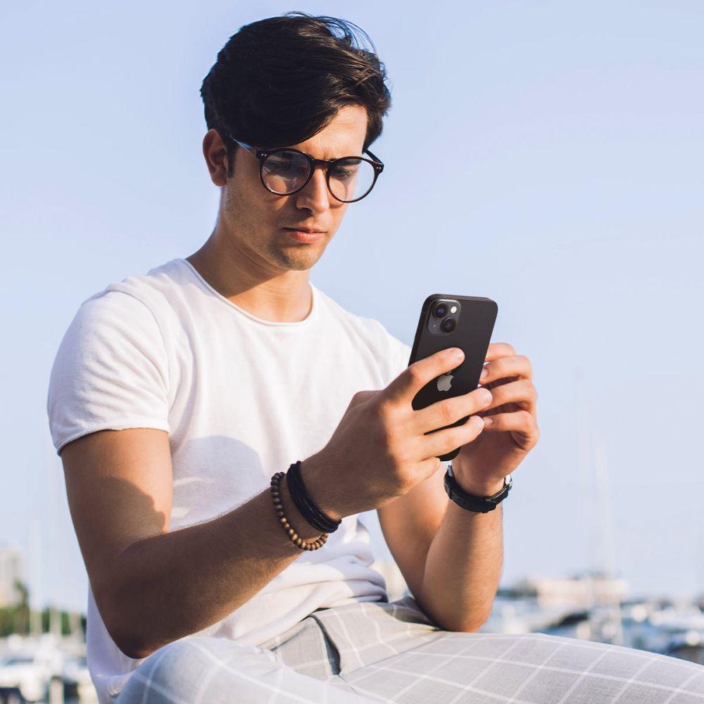 Osłona Aparatu Spigen Optik.tr Ez Fit Camera Protector 2-Pack Iphone 14 / 14 Plus / 15 / 15 Plus Black