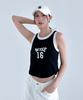 WYSE Sixteen Combination Crop Sleeveless Top (Black)