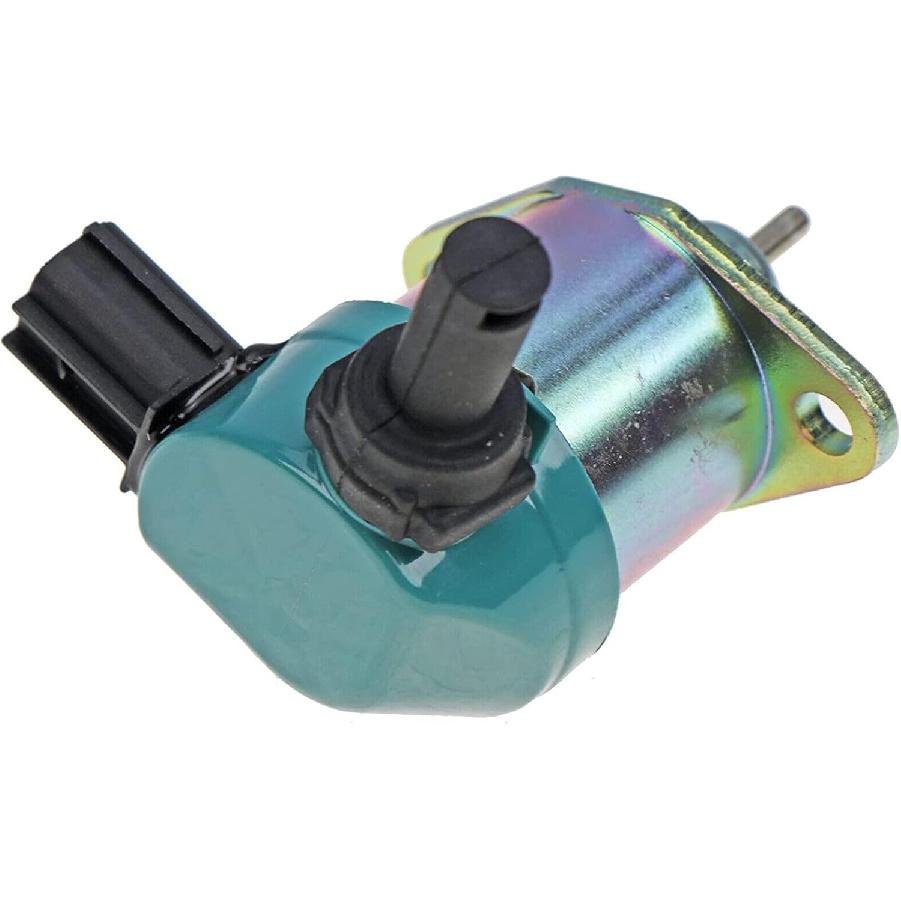 HOLDWELL 12V Fuel Shut Off Solenoid 17208-60015 17208-60016 17208-60017 17208-60010 Compatible with Kubota D905 D1005 D1105 V1205 V1305 V1505 Engine