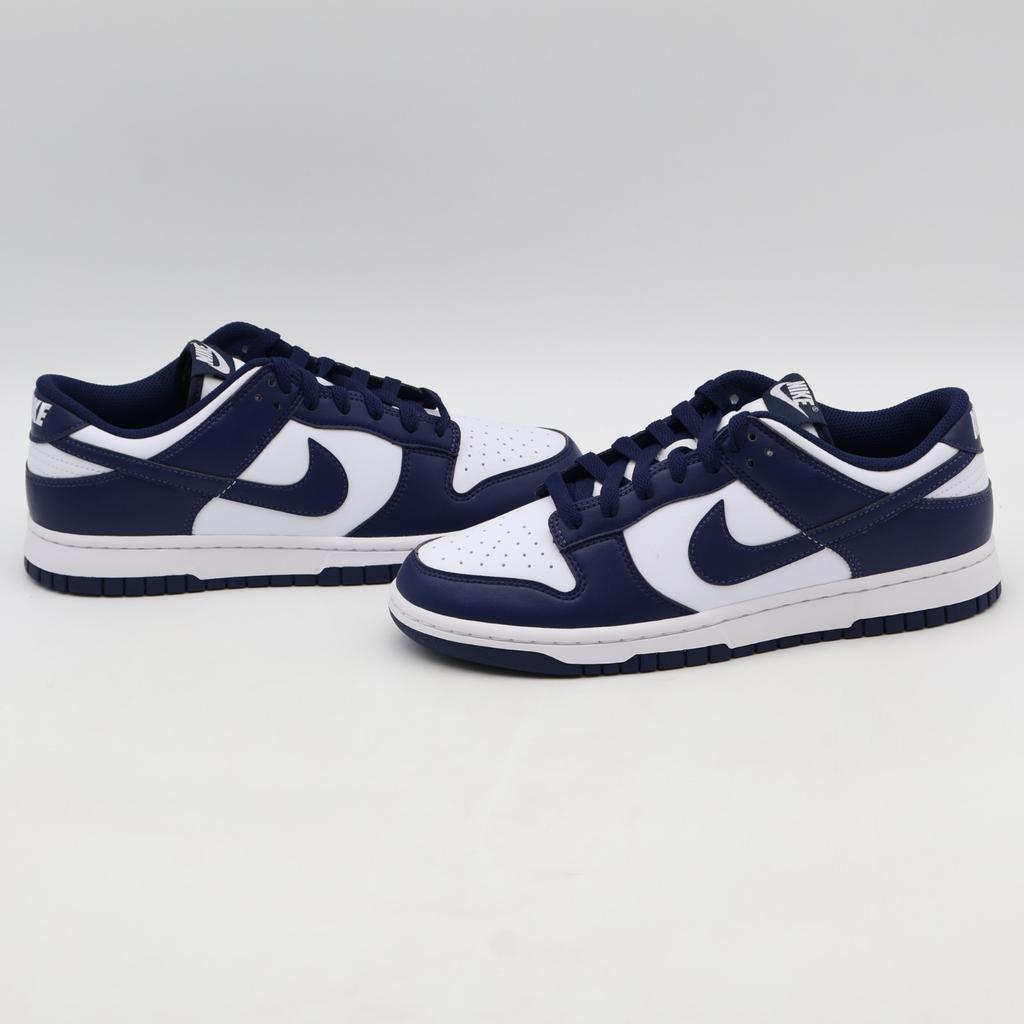 HF5441-107 Nike Dunk Low Retro Blanco Blanco Medianoche (de los hombres)