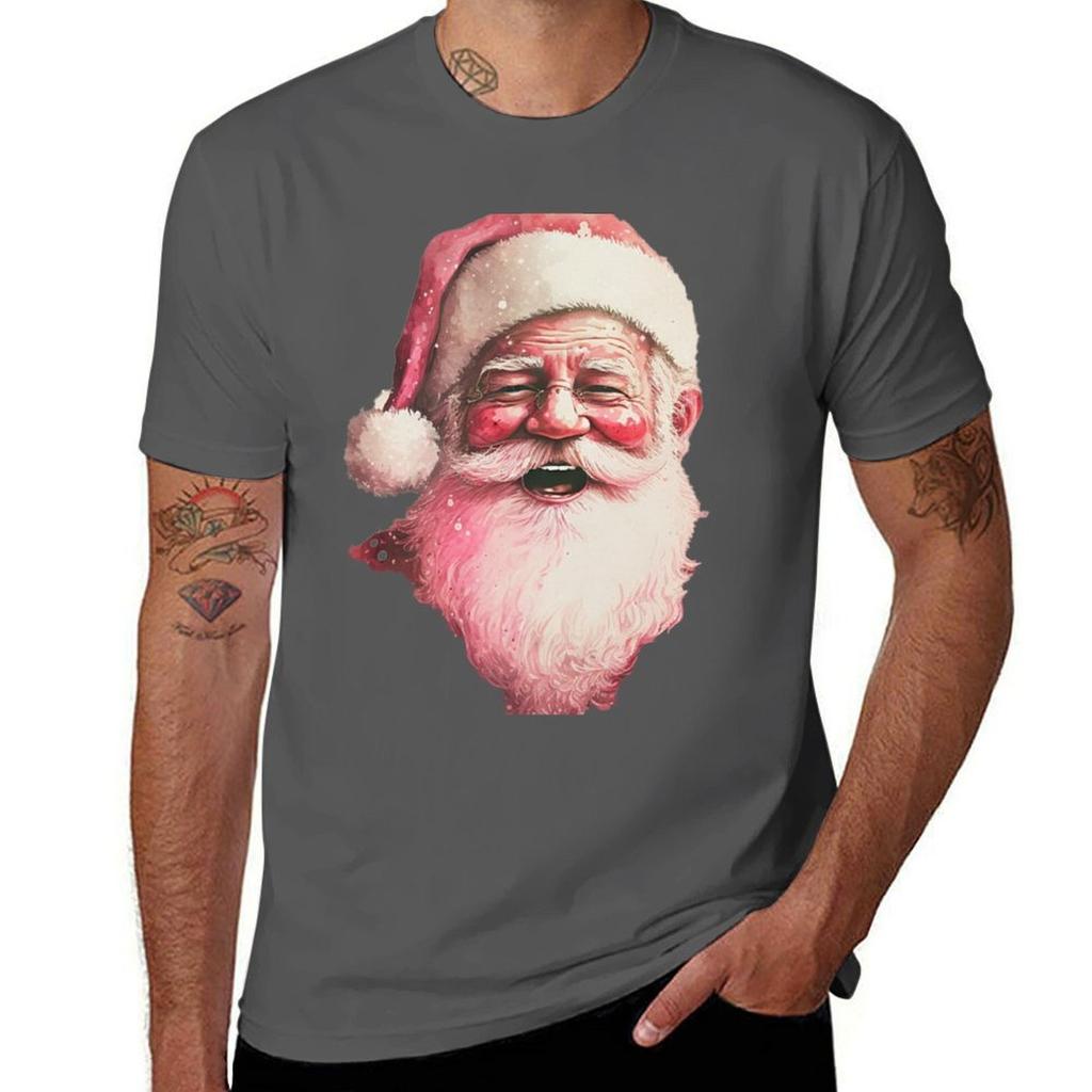 07 Retro Vintagesanta Claus Tshirt Unisex T Shirts For Unisex Tshirt