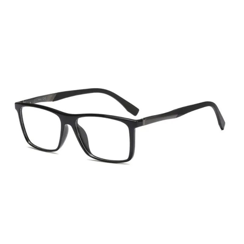 Fashion Unisex Anti Blue Light Reading Glasses For Men TR90 Lightweight Eyeglasses For Computer Square Hyperopia Glasses +2
