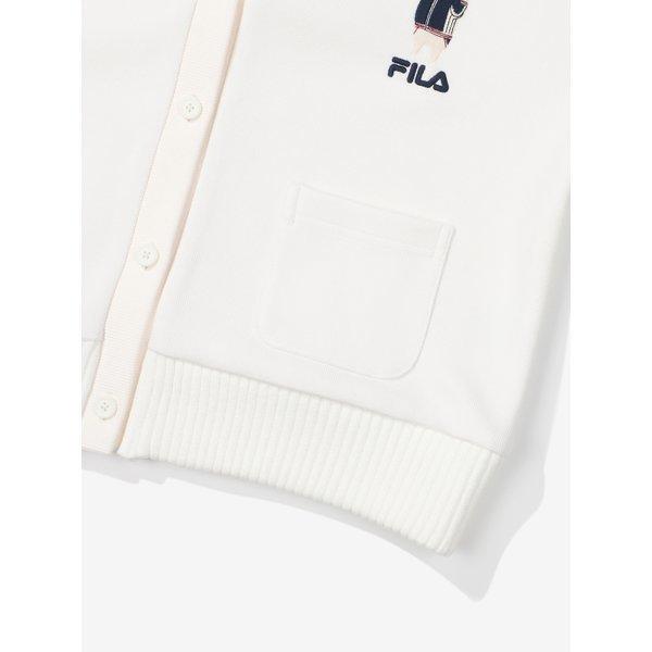 Fila Puvilla Collaboration Wappen Cardigan Fs2ftf4p01x Fwh