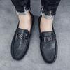 Spring Men's Shoes New Soft-soled Men's Casual Leather Shoes One Pedal Driving Doudou Tide Shoes