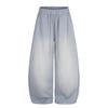 Mens Loose Fit Wide Leg Sweatpants Streetwear Graphic Patchwork Joggers Casual Trousers