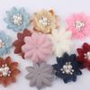 Fresh Handmade Pearl Flower Tulle Fabric Headwear for Kids - Realistic Jewelry Accessories