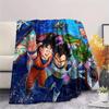 Dragon Ball Goku Print Flannel Blanket, Ultra Soft High Quality All Seasons Warm Throw, Home Decor Cozy Blanket, Perfect Christmas Gift