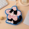 Coral Fleece Hand Towel Cute Cat Washcloth Durable Toilet Handkerchief  Kitchen