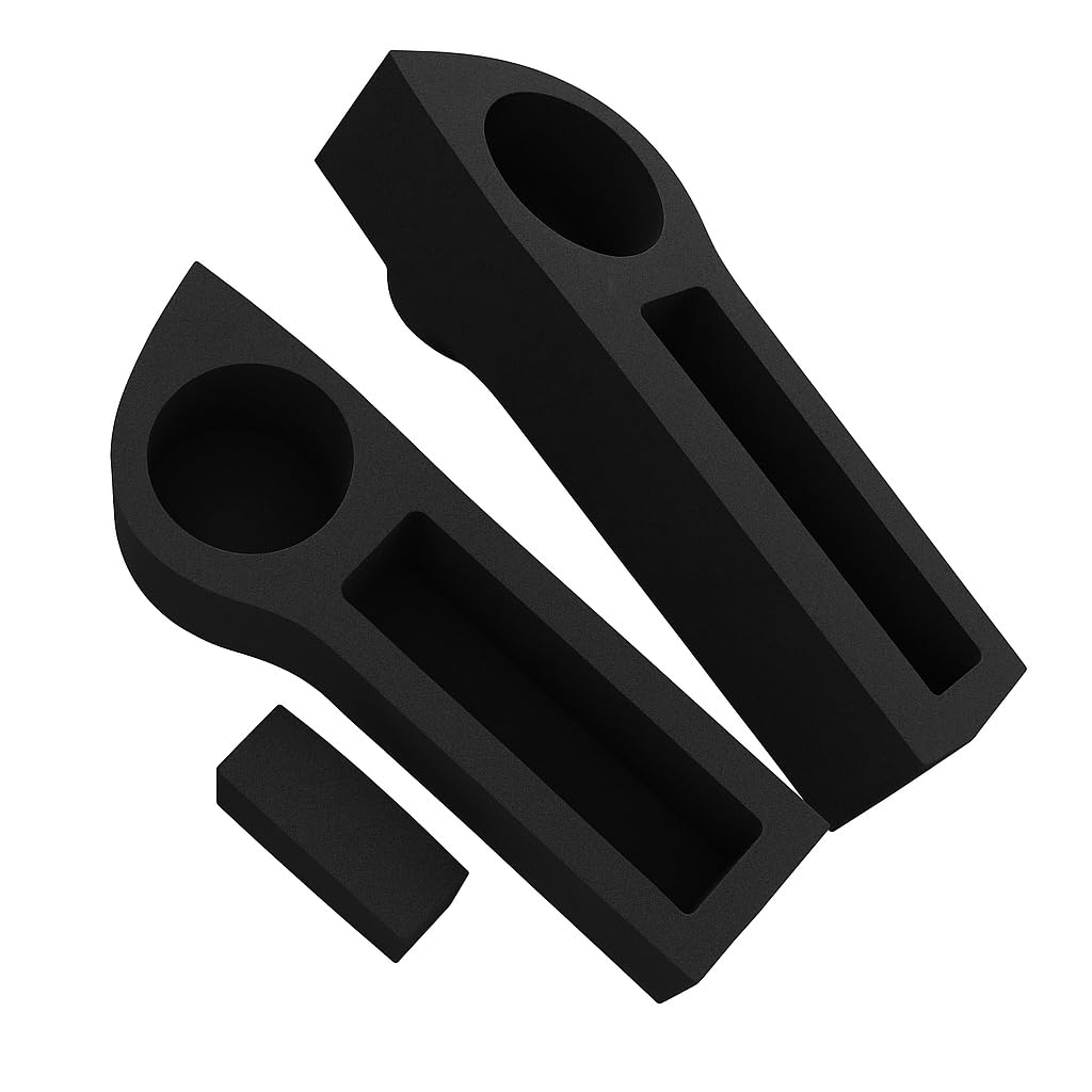 

CASPORT Drink Holder for VW Golf Soundproofing Small Item Premium Interior Set of 2 and Black 8/8.5, Material, Storage, Fit, (Left Right), чёрный