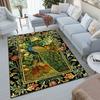 Black Cat Floral Garden Carpet Is Suitable For Living Room And Bedroom Doormats Office Balcony Decorative Carpet A11