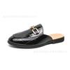 Summer men's bag head and foot loafers British style dress pointed leather shoes fashion