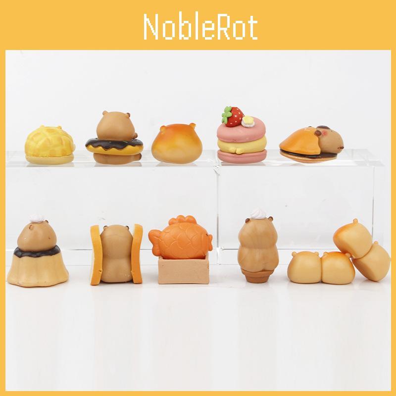 Cub Bakery Capybara Bread Qmeng Miniature Toy Model Decoration Gift Holiday