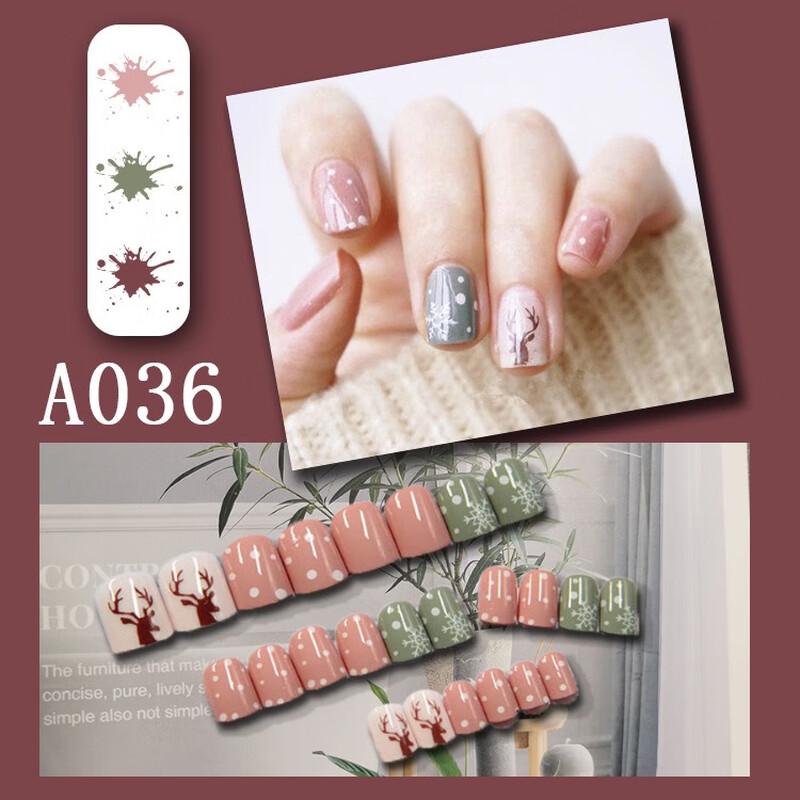 Christmas Cartoon Wearable Nail Art Set