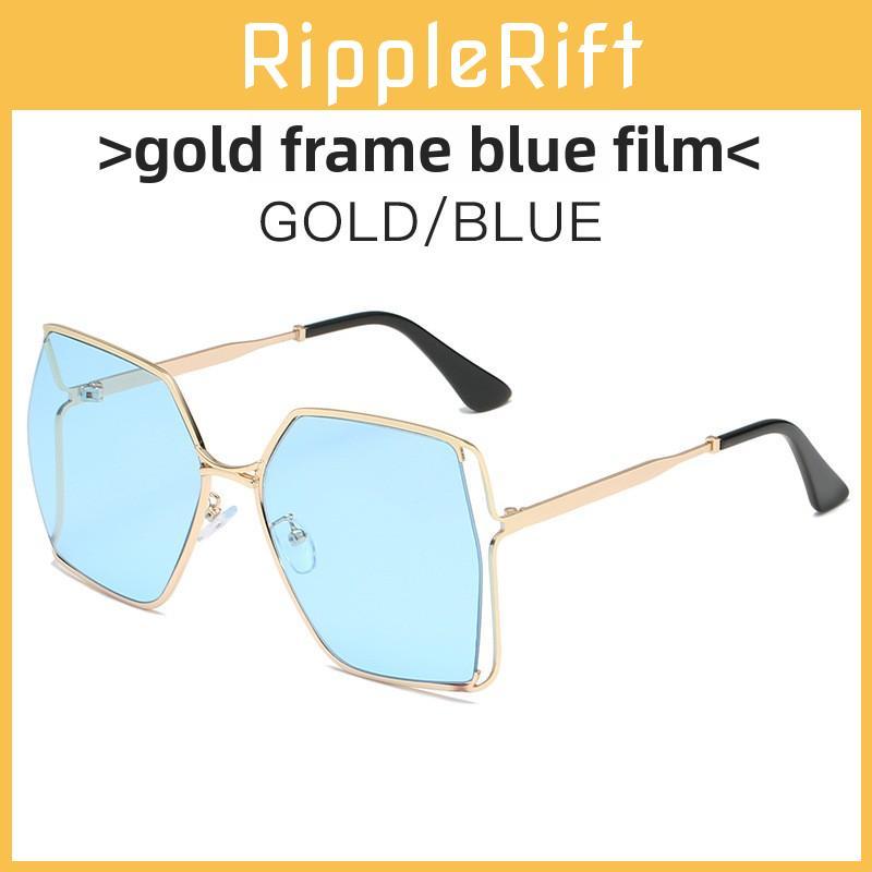 G Casual Chic Square Frame Sunglasses With Gradient Green Lenses For Outings