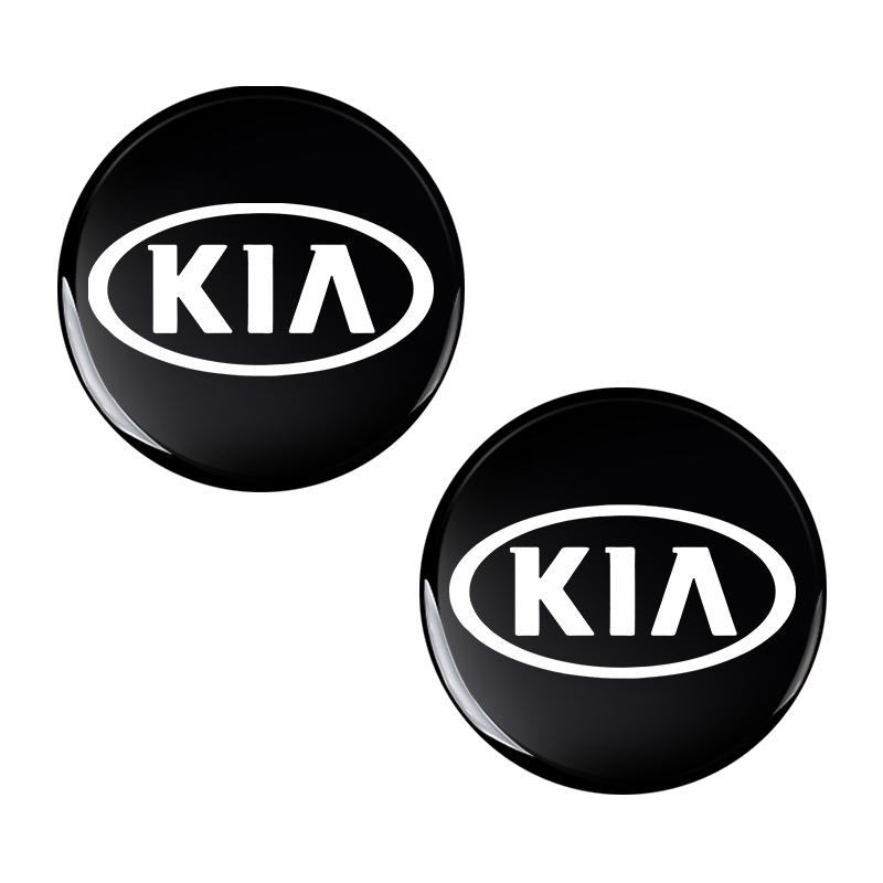 2/5/10Pcs 14mm Fashion Car Remote Key Fob Emblem Badge Radio button Sticker Accessories For KIA Cerato Sportage R K2 K3 K5 Sorento Sportage R Rio Soul