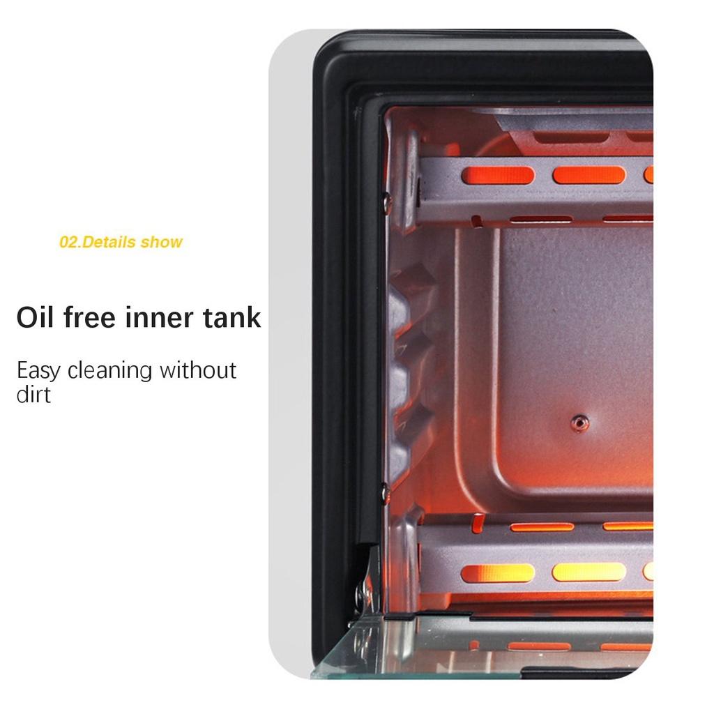 110W 9L 3 In 1 Breakfast Maker Machine Electric Pizza Bread Toaster Mini Oven Frying Pan Kitchen Cooking Tool
