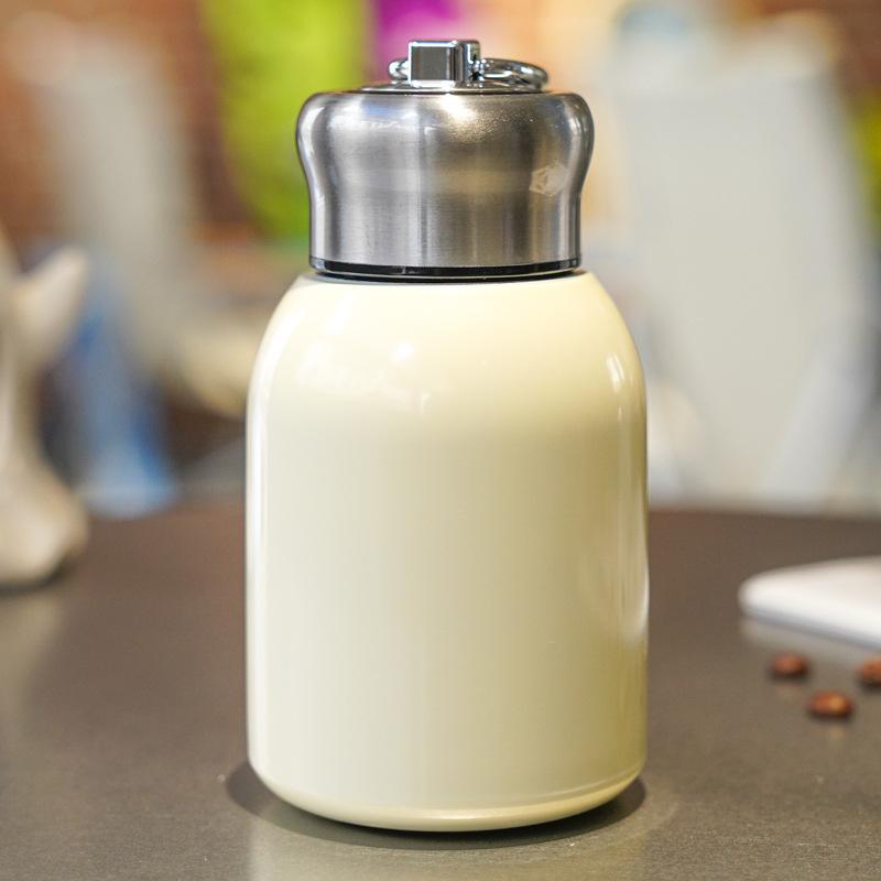 Thermos cup student cute stainless steel mini big belly cup couple