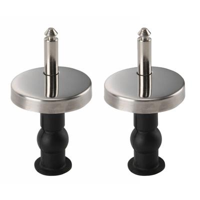 2 Pièces Charnières de Toilette en Acier Inoxydable Fixation par le Haut Quincaillerie Maison Libération Douce Boucle de Toilette Rapide