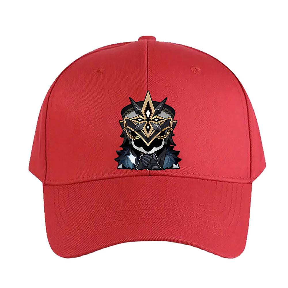 Capitano Genshin Impact Cap Summer Woman Man Adult Casual Fashion Casual Adjustable Fishing Hat Sun Hat Baseball cap