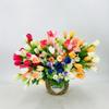 Buchet Nou de Lalele Artificiale cu Tije Lungi Atingere Autentică Plante False DIY Flori False Decorative Ornamente pentru Sufragerie