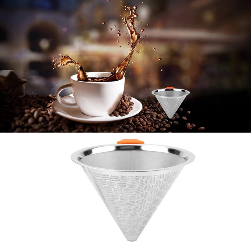 Reusable Coffee Dripper Fine Mesh Coffee Mesh Strainer Pour Over Coffee Filter Pour Over Coffee