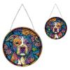 Stained Glass Animal Rhinestone Diamond Art Window Pendants Suncatcher Diamond Painting Art Pendant for Garden Window Decor