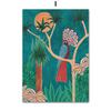 Tropical Jungle Animal Tree Giraffe Elephant Lion Boho Posters And Prints Wall Art Canvas Painting Picture for Living Room Decor