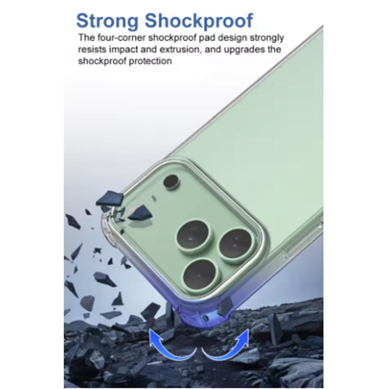 Αντικραδασμική Μαλακή Θήκη Για iPhone 17 Air Εξαιρετικά Λεπτή Σιλικόνη Διαφανής Διάφανη Πίσω Κάλυψη Για iPhone17 17Pro Max Λεπτή Θήκη