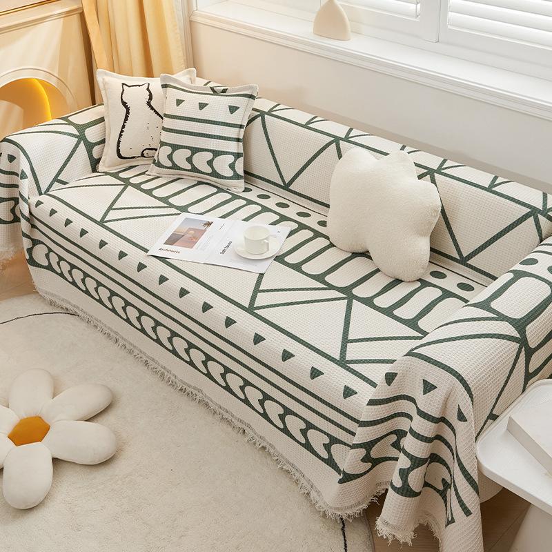 Kratzfester Sofabezug aus Stoff, Sofakissen im Ins-Stil, All-Inclusive-Universal-Sofabezug, Vier Jahreszeiten, Universal-Sofabezug mit vollem Bezug