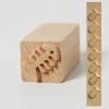1Pc Hand Carved Wooden Stamps Emboss Art DIY Clay Printing Pottery Tools Fish Bone / Squirrel / Flower / Deer / Star