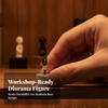 Resin Miniature Female Figurine Detailed 1/64 Scale Hand-Painted Figure Compact