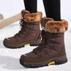 Women's Fleece-Lined High-Top Snow Boots - Warm, Thick, Plus Size Cotton Short Boots for Autumn/Winter Fashion