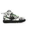 Nike Off-White x Air Force 1 Mid SP Bőr Halál Kaszása Férfi Sneaker Fekete DR0500-102