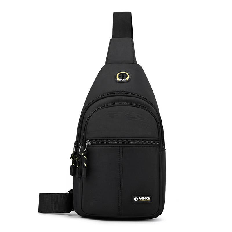 Men's breast bag, casual shoulder bag, light travel sports chest bag, versatile trend fashion men's crossbody small backpack