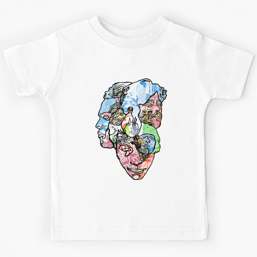 Love Forever Changes Psychedelic Collage Light Classic Kids T-Shirt 100