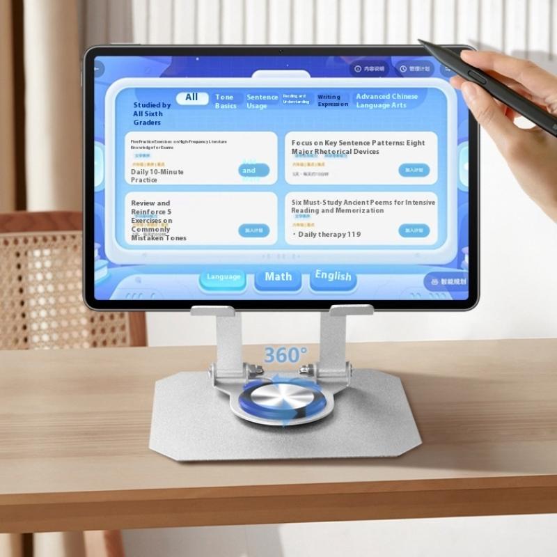 1Pc Adjustable 360° Rotatable Tablet Stand Foldable Portable Laptop Stand Desktop Holder Notebook Support Base Stand Holder
