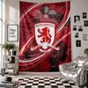 Middlesbrough Voetbal Wandkleed Woondecoratie Wandkleed Doek voor Slaapkamer Woonkamer Achtergrond