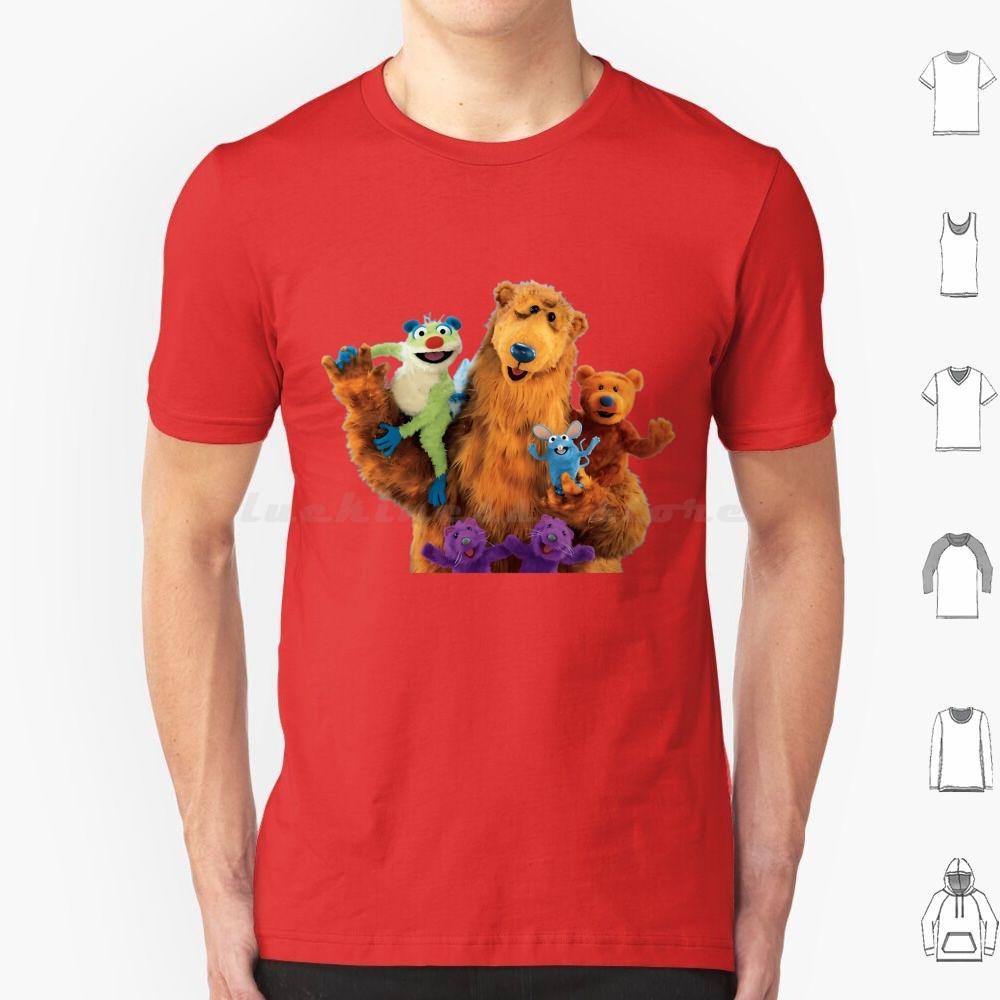 Bear And Friends T Shirt  Cotton Cool Tee Bear In The Big Blue House Bear Nella Grande Blu Bear En La Gran Azul 90 Cartoon